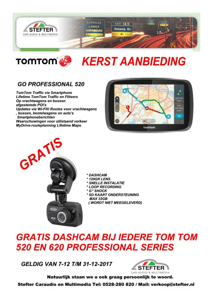 TOM TOM KERST AANBIEDING ZP